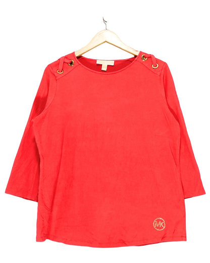 Michael Kors Red Sweatshirt For Women XL