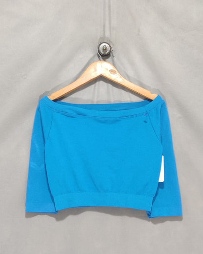 Cotton Candy Blue For Women Crop Top S
