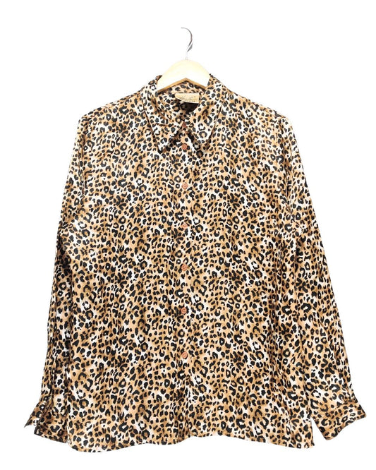 Kathie Lee Leopard Print For Women Top Shirt L