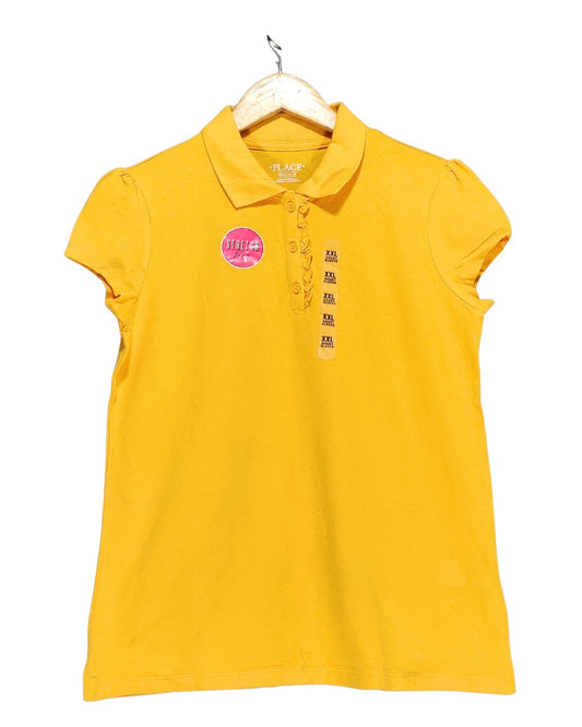 Place Yellow Polo T Shirt For Women M
