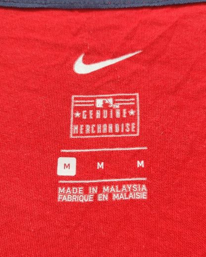Nike Red Cotton T Shirt For Women M