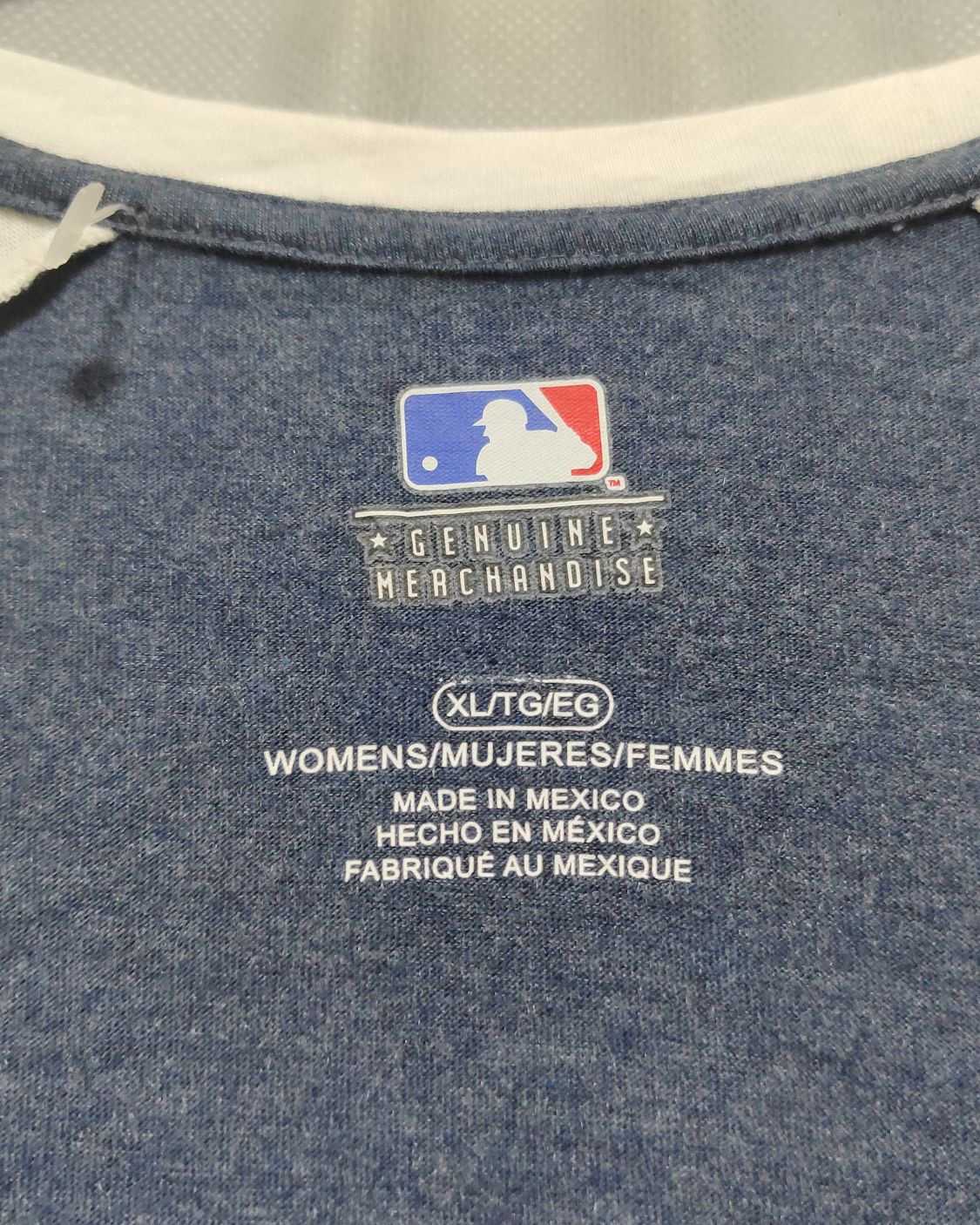 Genuine Merchandise Blue Cotton T Shirt For Women XL