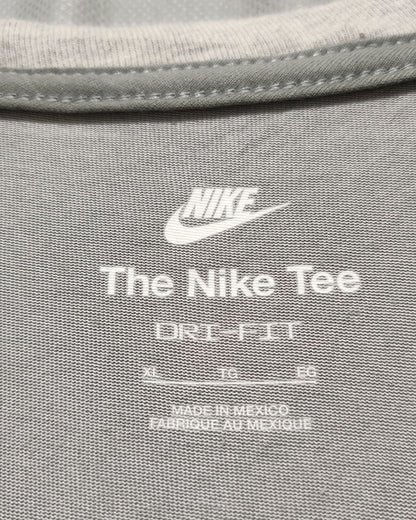 Nike Gray Cotton T Shirt For Women XL