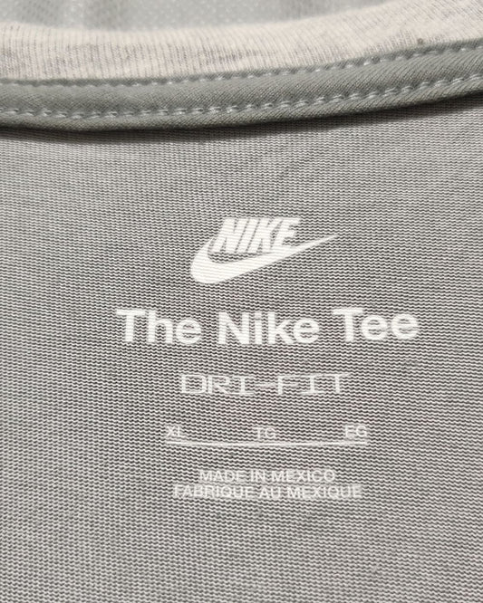 Nike Gray Cotton T Shirt For Women XL