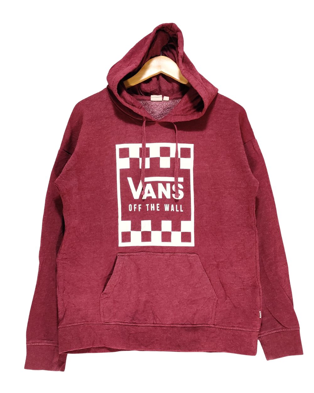 Vans Maroon Hoodie For Women M
