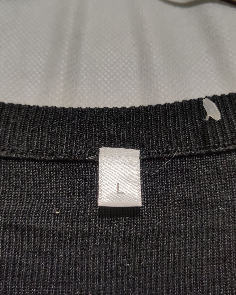 Fashion Black Sweater For Women L