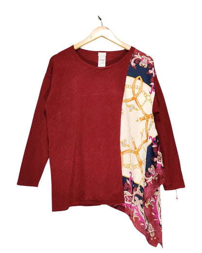 Chico's Maroon Sweater For Women S