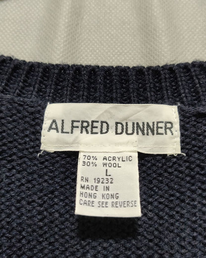 Alfred Dunner Black Vest Sweater For Women L