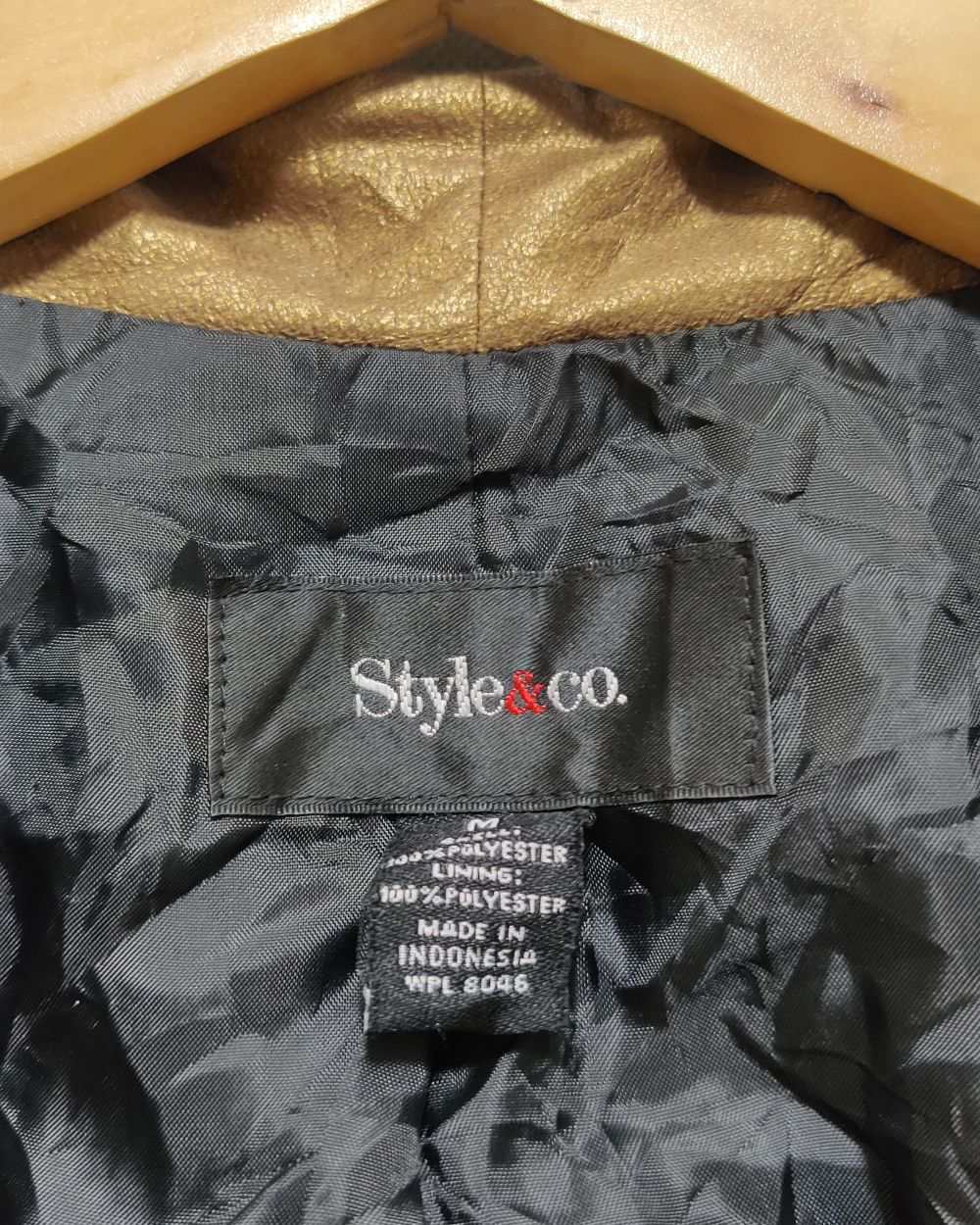 Style & Co Golden For Women Jacket M