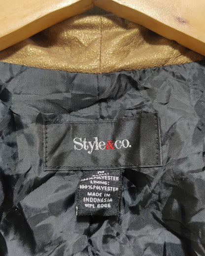 Style & Co Golden For Women Jacket M
