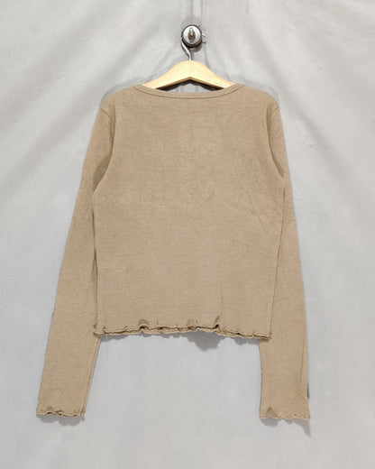 Splash Cream For Women Winter Crop Top S