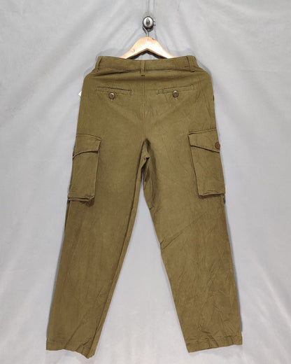 Forever 21 Green Cargo Pant For Women S