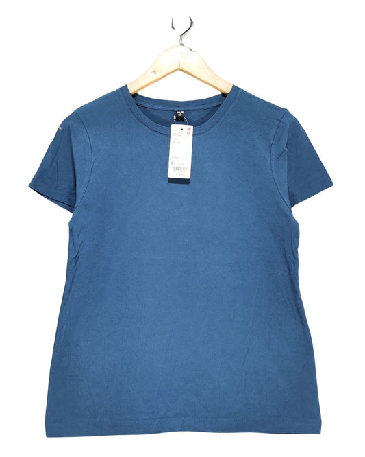 Uniqlo Blue Cotton T Shirt For Women S