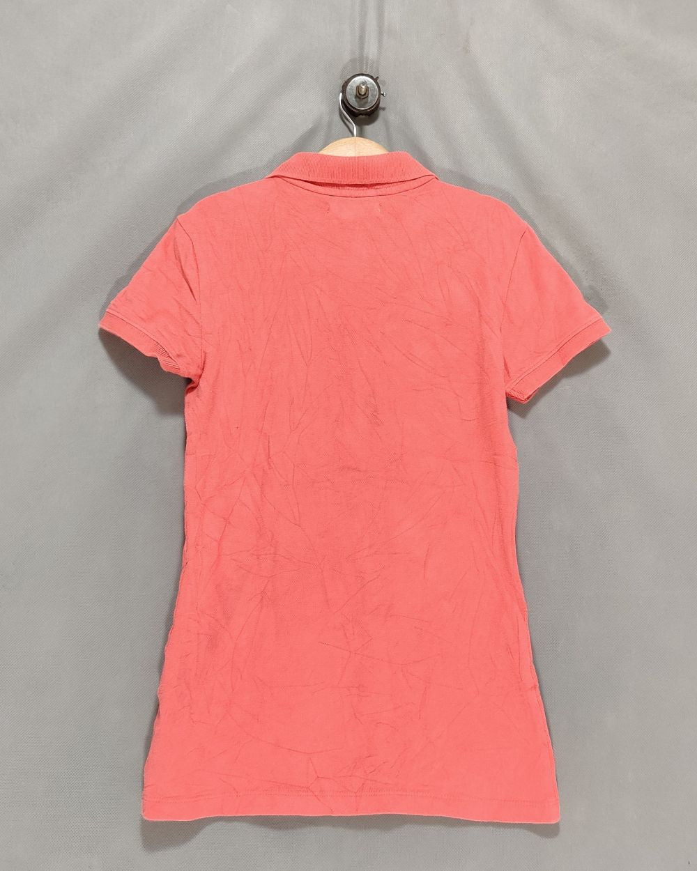 Aeropostale Red Cotton Polo T Shirt For Women XS