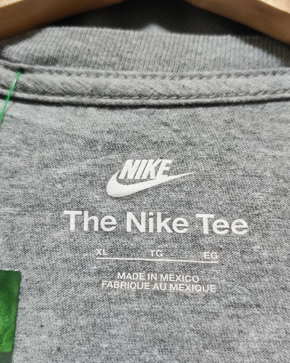 Nike Gray Cotton T Shirt For Women L