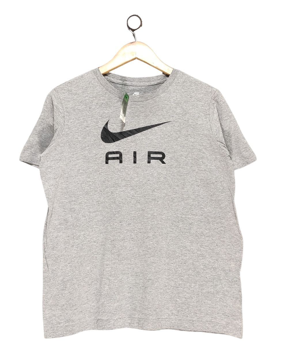 Nike Gray Cotton T Shirt For Women L