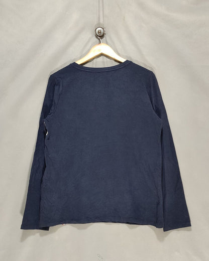 Tommy Hilfiger Black Cotton T Shirt For Women L