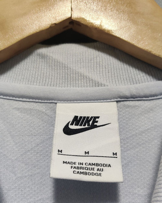 Nike Blue Cotton T Shirt For Women Medium