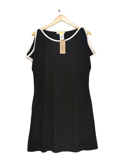 Aiiv All Black Cotton T Shirt For Women S