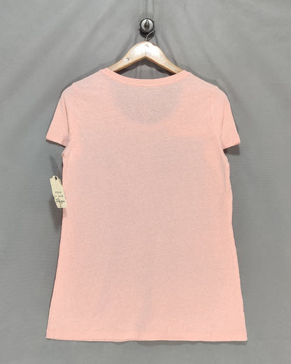 St John's Bay Pink Cotton T Shirt For Women S