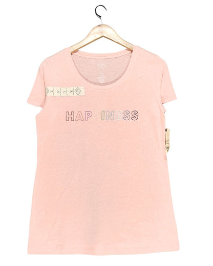 St John's Bay Pink Cotton T Shirt For Women S
