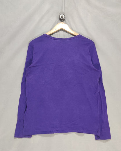 Polo Ralph Lauren Purple Cotton T Shirt For Women L