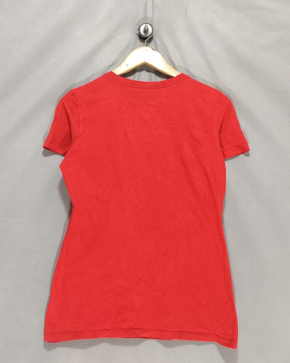 Nike Red Cotton T Shirt For Women M