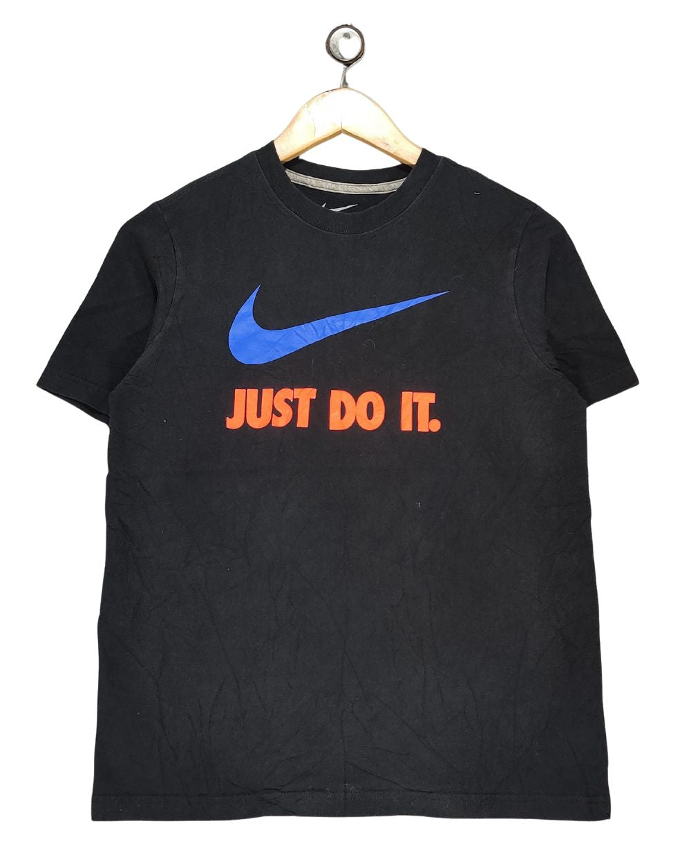 Nike Black Cotton T Shirt For Women L