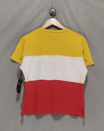 No Fire Multi Cotton T Shirt For Women XL