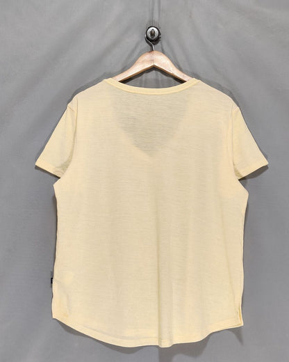 Gap Yellow Cotton T Shirt For Women L
