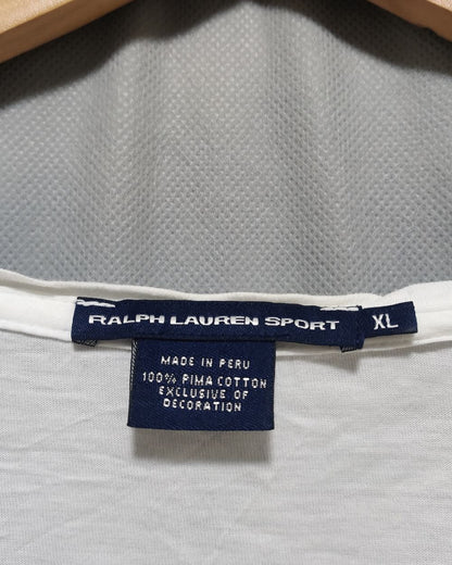 Polo Ralph Lauren White Cotton T Shirt For Women XL