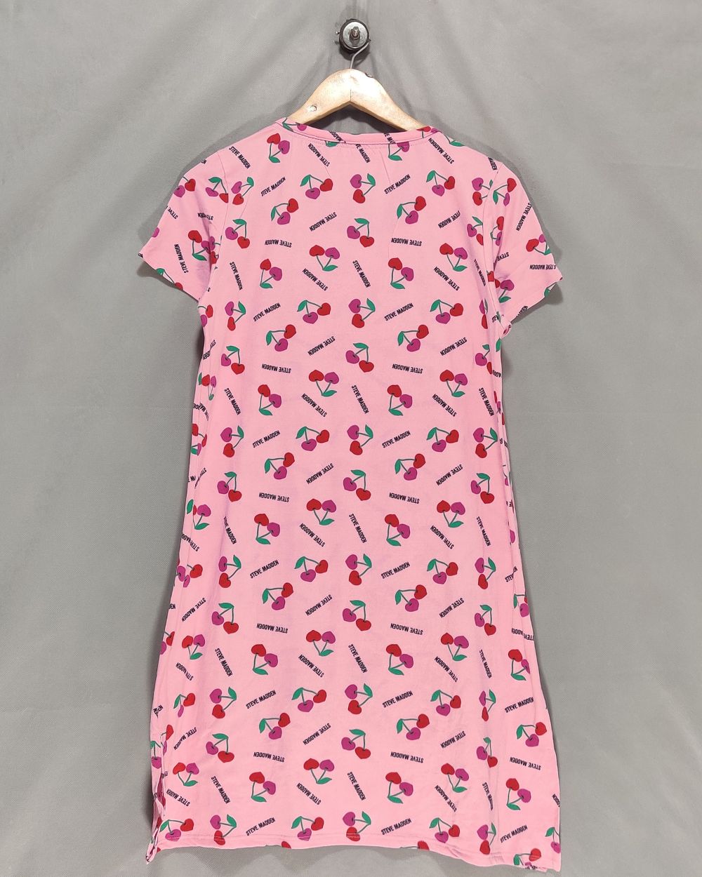 Steve Madden Pink Cotton T Shirt For Women M