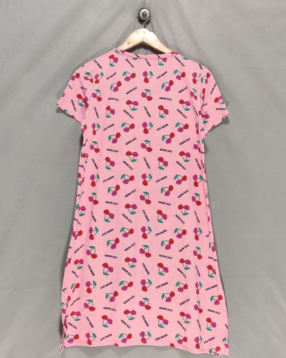 Steve Madden Pink Cotton T Shirt For Women M