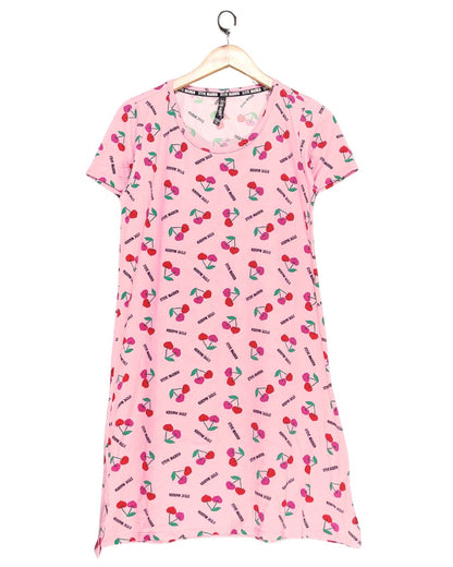 Steve Madden Pink Cotton T Shirt For Women M