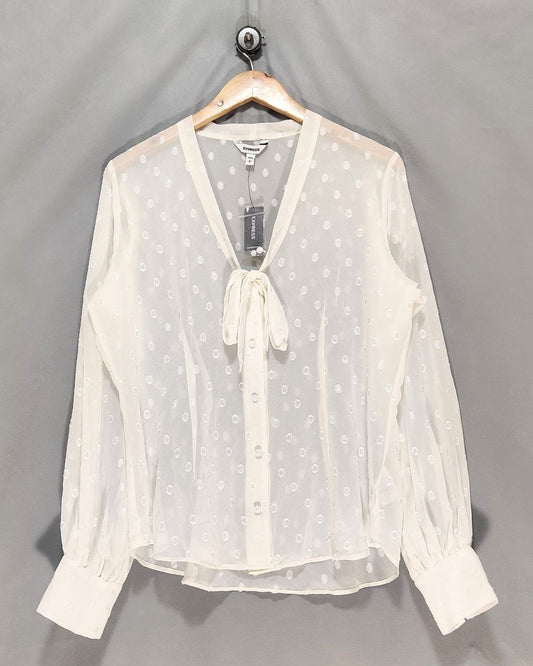 Express White For Women Crop Top L