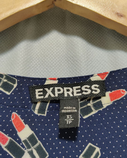 Express Blue For Women Crop Top XS