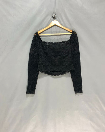 Guess Black For Women Crop Top XL