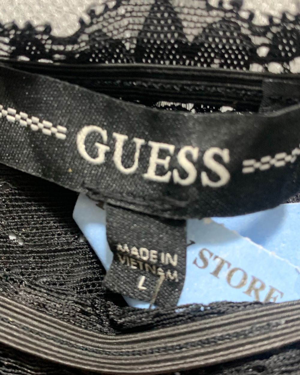 Guess Black For Women Crop Top XL
