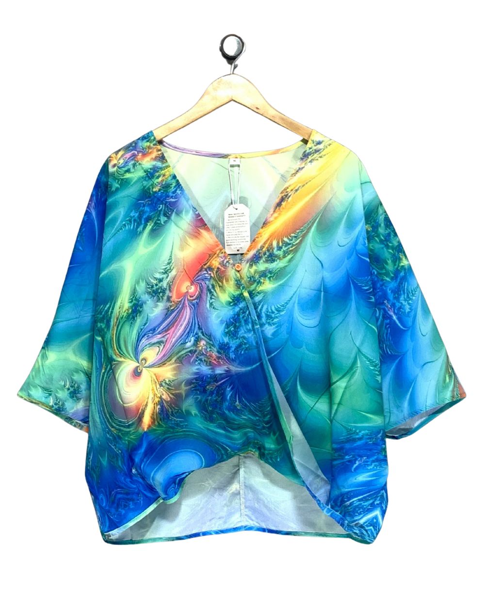 Made With Love Blue For Women Crop Top XL