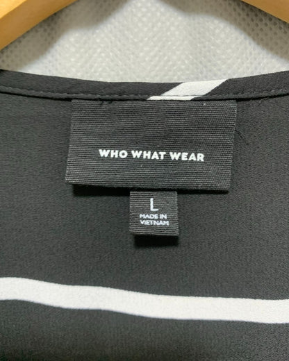 Who What Wear Black For Women Crop Top L
