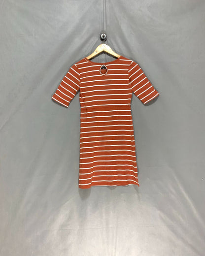 Thrift Queen Brown For Women Dresses S