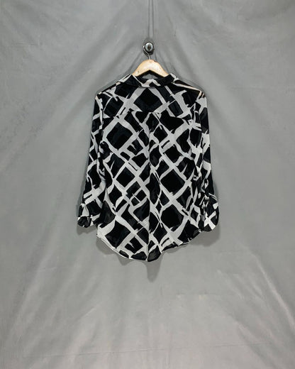 Chico's Black For Women Top Shirt M