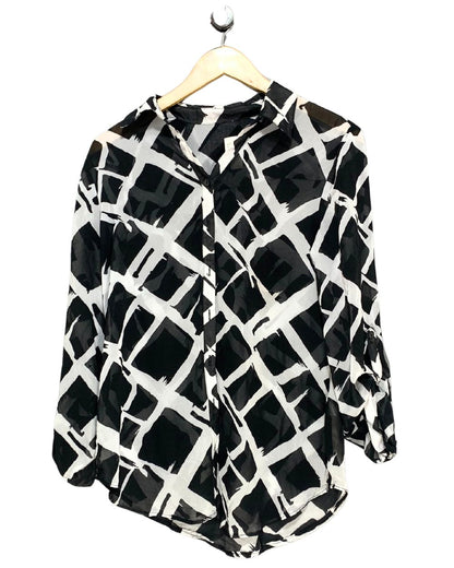 Chico's Black For Women Top Shirt M