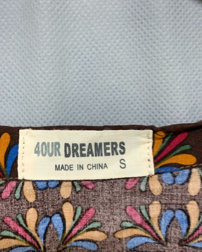 4our Dreamers Brown For Women Crop Top  S