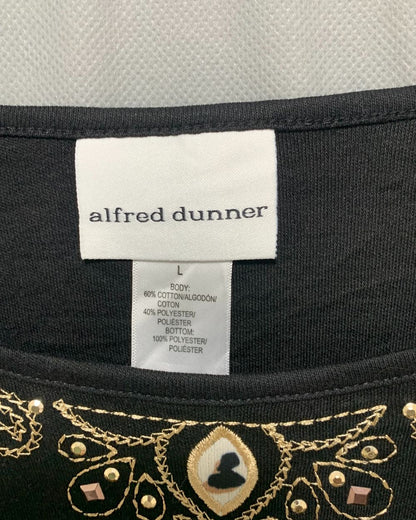 Alfred Dunner Black For Women Top L