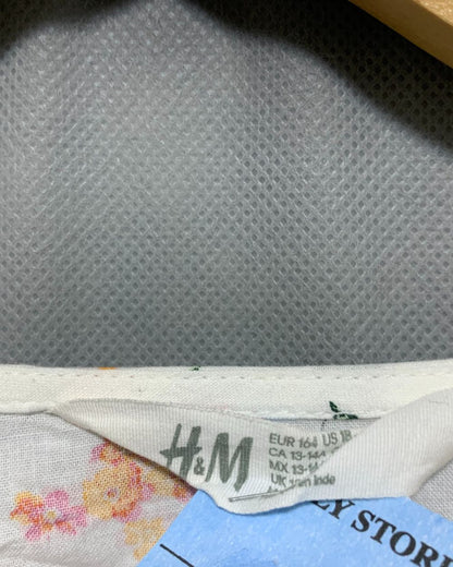 H&M White For Women Crop Top 14 Years