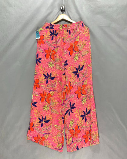 Rose Olive Pink Plazo For Women M