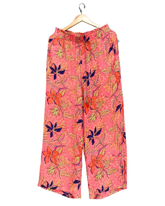 Rose Olive Pink Plazo For Women M