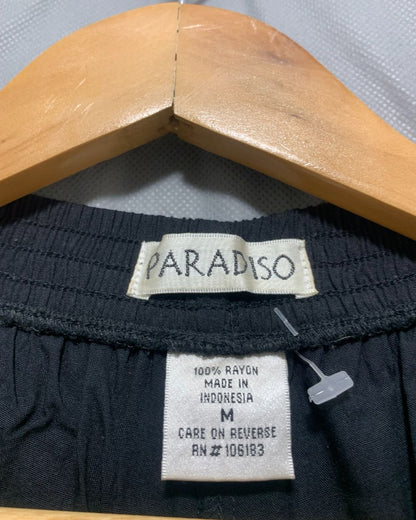 Paradiso Black Plazo For Women M