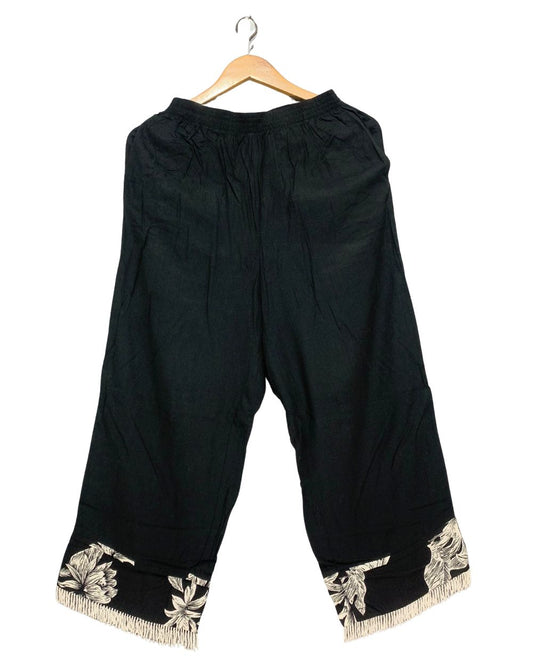 Paradiso Black Plazo For Women M